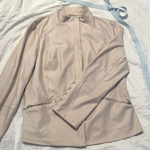 Chicos tan jacket with laces
